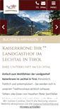 Mobile Screenshot of gasthof-kaiserkrone.at